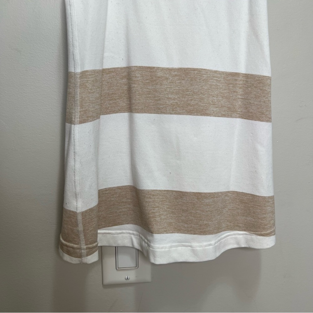 Lululemon Cool Racerback Tan & White Size 2 - Picture 6 of 8